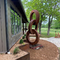 Outdoor Garden Decoration Metal Corten Steel Circle Sculpture supplier