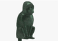 Life Size Metal Casting Bronze Statue Sitting Monkey Sculpture supplier