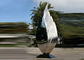 Park Art Decoration Polished Metal Leaf Sculpture Stainless Steel Corrosion Stability supplier
