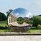 Morden Highly Polished Stainless Steel Sculpture Torus For Lawn Featuring