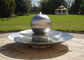 Tiered Dishes 75cm Stainless Steel Sphere Water Feature Forging Technique supplier
