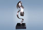 Special Shape Stainless Steel Abstract Sculpture / Abstract Yard Sculptures supplier
