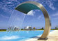 Simple Style Stainless Steel Water Fountain , Stainless Steel Pool Water Features supplier