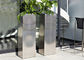 Mirror Polished Stainless Steel Garden Containers , Stainless Steel Plant Pots supplier
