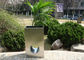 Eco Friendly Stainless Steel Garden Pots , Stainless Steel Plant Containers supplier