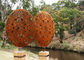 Vintage Style Corten Steel Sculpture Corrosion Stability Customized Size supplier