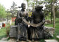 Chinese Life Size Ancient Poet Bronze Garden Sculptures OEM / ODM Welcome 150cm supplier