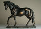 Life Size Antique Bronze Horse Sculptures , Hotel Decoration Outdoor Horse Sculpture supplier