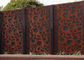 Rusty Finish Large Outdoor Metal Wall Sculpture OEM / ODM Acceptable