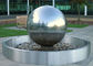 Stainless Steel Ball Water Feature / Stainless Steel Sphere Water Features For The Garden  supplier