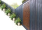 Chinese Style Metal Wall Sculpture Rustic Color For Garden / Public Decoration