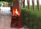 Weather Resistant Corten Steel Fire Pit Rustproof OEM / ODM Available supplier
