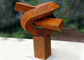 Creative Modern Public Rusted Corten Steel Sculpture For Commercial supplier