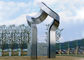 Large Art Modern Stainless Steel Sculpture , Outdoor Steel Sculpture Decoration supplier