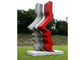 Huge Decoration Stainless Steel Face Sculpture Custom Color Corrosion Stability supplier