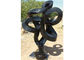 Anti Corrosion Modern Stainless Steel Sculpture Abstract Outdoor Decoration supplier