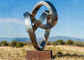 Modern Outdoor Stainless Steel Sculpture Large Metal Yard Sculptures supplier