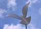 Bird Flying Stainless Steel Abstract Yard Sculptures Contemporary Metal Garden Ornaments