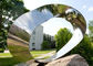 Garden Decor Stainless Steel Sculpture Eye Stainless Steel Mirror Sculpture supplier