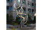 Fluttering Ribbon Abstract Modern Sculpture Abstract Metal Garden Sculptures supplier