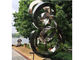 Spiral Contemporary Garden Decoration Stainless Steel Mirror Sculpture supplier