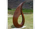 Professional Contemporary Corten Steel Sculpture , Large Abstract Metal Sculpture supplier