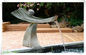 Pool Ornaments Waterfall Fountain , Stainless Water Feature For The Garden supplier