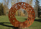 Laser Cut Outdoor Metal Sculpture , Public Art Sculpture 180cm Diam supplier