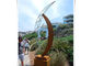 Modern Rusty Garden Sculptures , Large Steel Sculptures Custom Size supplier