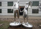 Modern Metal Love Sculpture Garden Art Abstract Steel Sculpture Color Custom supplier