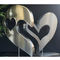 Heart Love Theme Stainless Steel Art Sculptures Indoor ODM &amp; OEM Service supplier