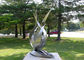 Matt Finish Stainless Steel Flower Sculpture, Outdoor Lotus Flower Sculpture supplier