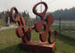 Contemporary Design Art Corten Steel Sculpture Rusty Metal Garden Ornament