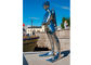 Mirror Polished Life Size Ss Sculpture Diver Sculpture For Outdoor Decoration supplier