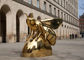 Contemporary Art Titanium Finish Honey Bee Sculpture Corrosion - Stability supplier