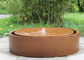 Round Large Water Feature Contemporary Garden Decoration 150cm Dia Size supplier
