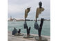Outdoor Abstract Bronze Casting Finish Bruno Catalano Sculpture Corrosion Stability supplier