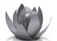 Modern Decoration Lotus Sculpture Stainless Steel With Sandblasting Craft supplier