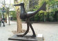 Art Deco Life Size Bird Sculpture Bronze Animal Statues Casting Finish supplier