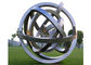 Outdoor Metal Sphere Large Modern Stainless Steel Sculpture Garden Art Sculpture supplier