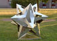 Wangstone Decoration Stainless Steel Star Sculpture 150cm Height Regular Size supplier