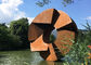 Forging Corten Steel Sculpture , Urban Landscape Rusty Metal Sculpture
