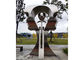 Large Modern Outdoor Stainless Steel Art Wholesale Man Sculpture Matt Finish supplier