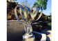 Modern Outdoor Garden Stainless Steel Art Sculptures Matt Finish For Decor supplier