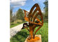 Rusty Modern Art Metal Outdoor Sculpture Abstract Corten Steel Garden Decorative supplier