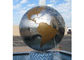 Globe Water Fountain Stainless Steel Outdoor Sculpture Modern Art Design supplier