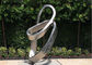 Metal Modern Outdoor Stainless Steel Garden Ornaments With Matt Finish supplier