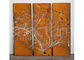 Reliable Outdoor Metal Sculpture Wall Art Rusty Corten Steel Screens / Panels supplier