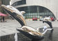 Lifelike Life Size Metal Dolphin Sculpture Stainless Steel Outdoor Sculpture For Water Fountain supplier