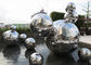 Custom Made Mirror Polished Modern Stainless Steel Sculpture 316 Hollow Ball supplier